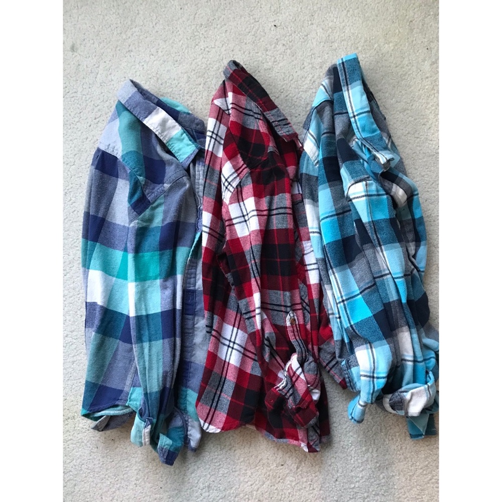Flannels each $10
